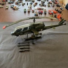 1983 HASBRO GI JOE DRAGONFLY XH-1 COPTER VEHICLE - 2ND RELEASE CHAIN GUN