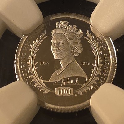 5 Platinum Queen Elizabeth II 100th Anniversary 2026 NGC PF69