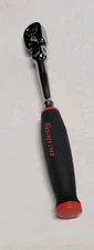 Snap On Tools NEW THLF72 1/4" Drive RED Soft Grip Long Flex Head Ratchet USA