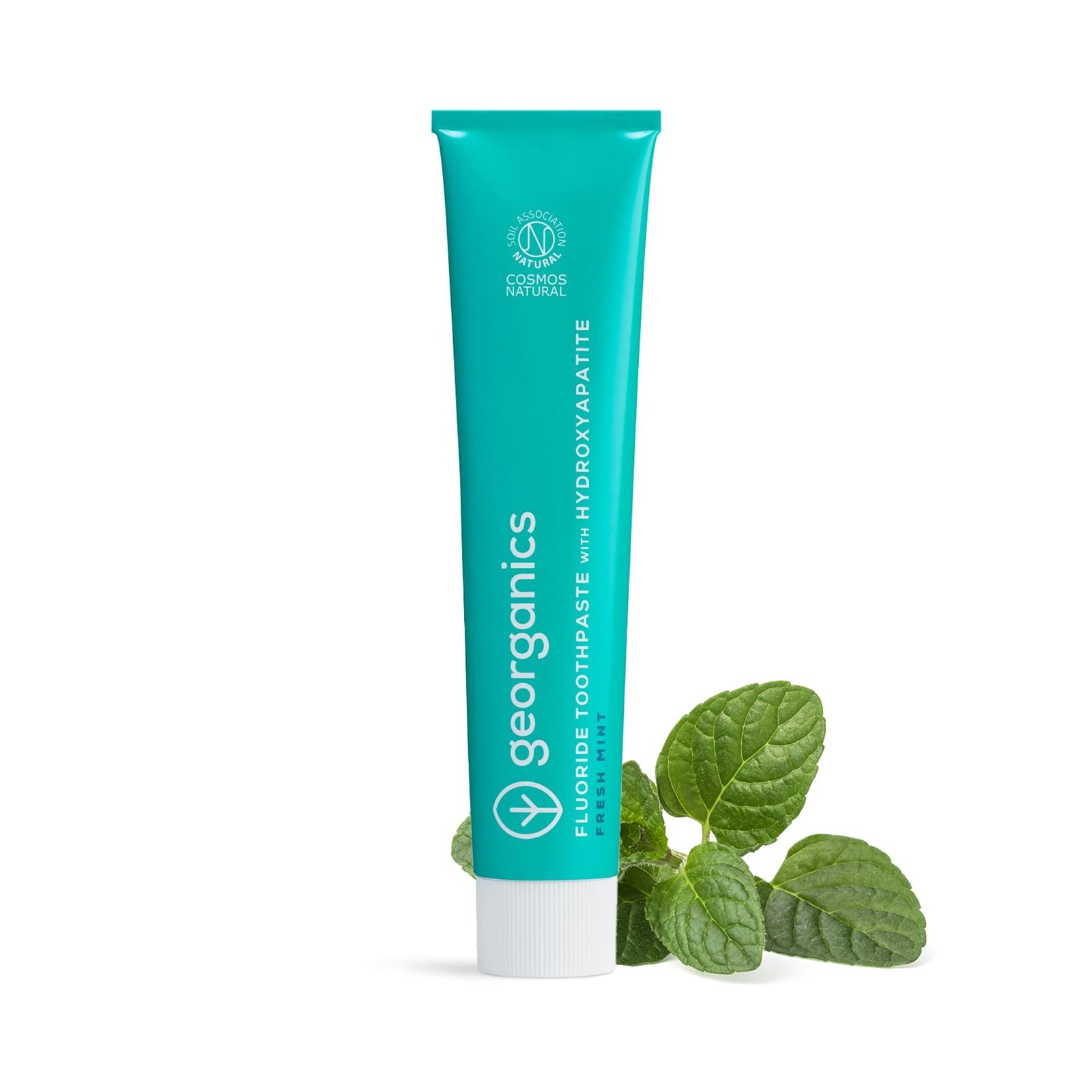 Georganics Fluoride Toothpaste with Hydroxyapatite - 75ml - 75 ml (Pack of 1)