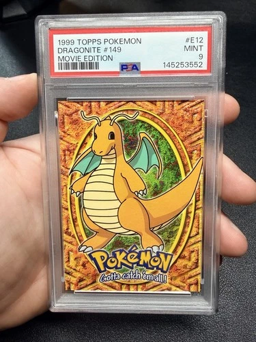1999 Topps Pokemon Dragonite #149 Movie Edition PSA 9