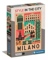 Puzzle 1000 Compact Milano Clementoni