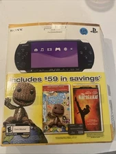 Sony PSP-3001 Console- New Battery Bundle 2 games charger - TESTED/WORKS!