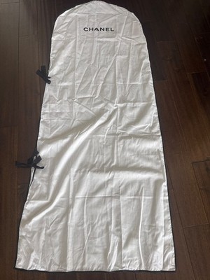 Chanel Long Garment Bag Cover for Sweater Coat Jacket Skirt Dress New Travel