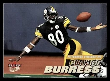 Plaxico Burress 2001 Ultra #175 Pittsburgh Steelers