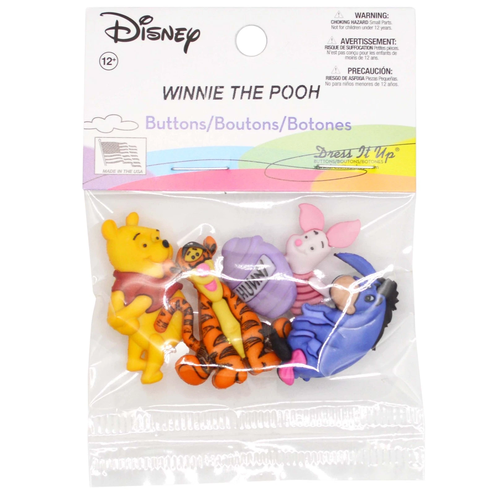 Dress It Up Licensed Embellishments-Disney Winnie The Pooh