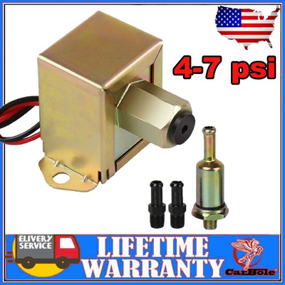 #ad Electric Fuel Pump 12V Low Pressure 4 7 PSI Petrol Diesel Facet style Universal $17.95