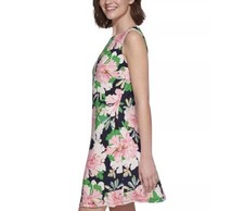 Tommy Hilfiger Sleeveless Floral Jersey Shift Dress Women’s Small Stretch