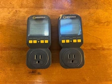Lot of 2 Spartan Power SP-PM120 Electricity Usage Monitors, 15A 1800W