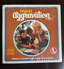 Vintage Travel Aggravation Game By Lakeside 1980 Camping - Sealed New Old Stock