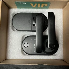 Yamiry Smart Lock YR01 Handle Keyless Entry Door Lock Fingerprint Black New