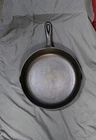Vintage BSR Cast Iron Skillet No. 8-B w/ Heat Ring Double Pour Spouts USA Made
