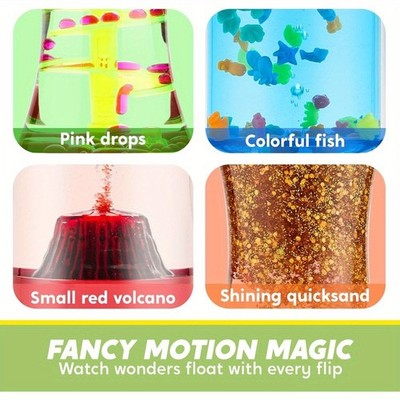 Interactive 4-Pack Sensory Tubes Fidget Toys for Kids Calm Down & Sensory Play
