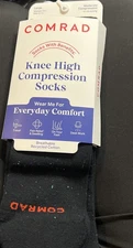 Comrad Knee-High Compression Socks – BmModerate Support, Large,