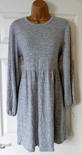 GEORGE WOMENS LADIES GREY JUMPER DRESS SIZE 12 BNWT FLATTERING WINTER