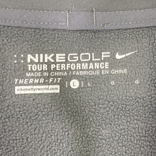 Nike Golf Tour Performance Therma Fit Herren Large Pullover grau Viertelreißverschluss - Bild 6 von 11