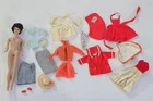 X-836 VINTAGE 1960'S MATTEL BARBIE BRUNETTE BUBBLE CUT DOLL WITH TAGGED CLOTHING