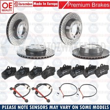 FÜR PORSCHE BOXSTER CAYMAN 986 987 VORNE HINTEN ORIGINAL BREMBO BREMSSCHEIBEN BELÄGE
