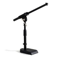 Stage Rocker Adjustable Low-profile Microphone Stand - 1 Pack, Black
