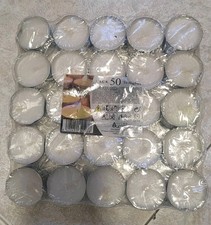 Set 50 100 200 Pezzi Candele basse bianche Tealight Lumini 