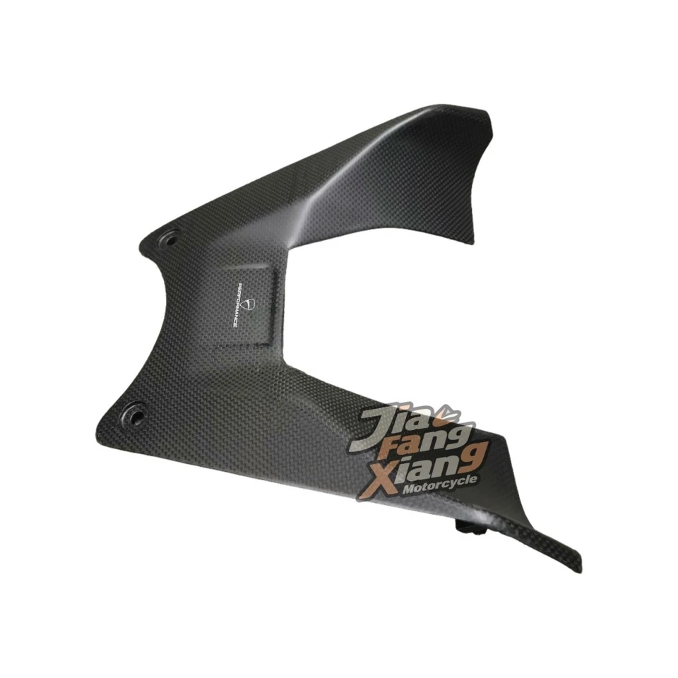 Tapa protectora del tanque de aceite 100 % fibra de carbono alfombrilla lisa para Ducati Diavel V4 2023 Foto 2 de 4