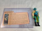 Gi Joe Hasbro 1984 Copperhead Cobra Figure File Card Vintage ARAH 3.75 Complete