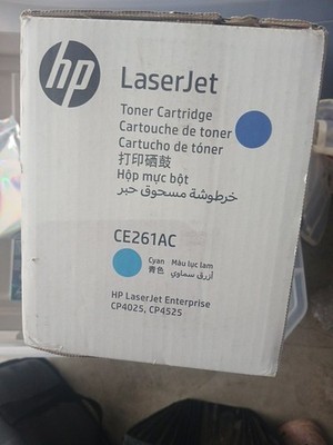 Original HP CE261AC Cyan Toner Cartridge for LaserJet CP4025/CP4525