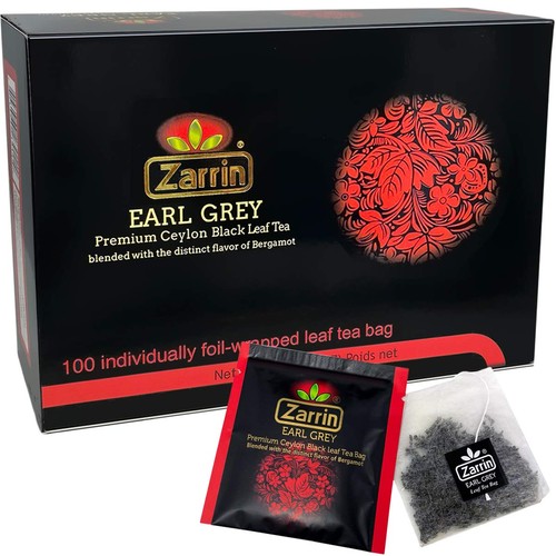- Premium Ceylon Earl Grey Black Leaf Tea, 100 einzeln folierte Tees... - Bild 3 von 4
