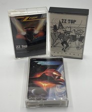ZZ Top Cassette Tapes VTG Rock Eliminator Afterburner Antenna Lot Of 3
