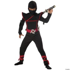 California Costumes Stealth Ninja Child Black/Red Costume