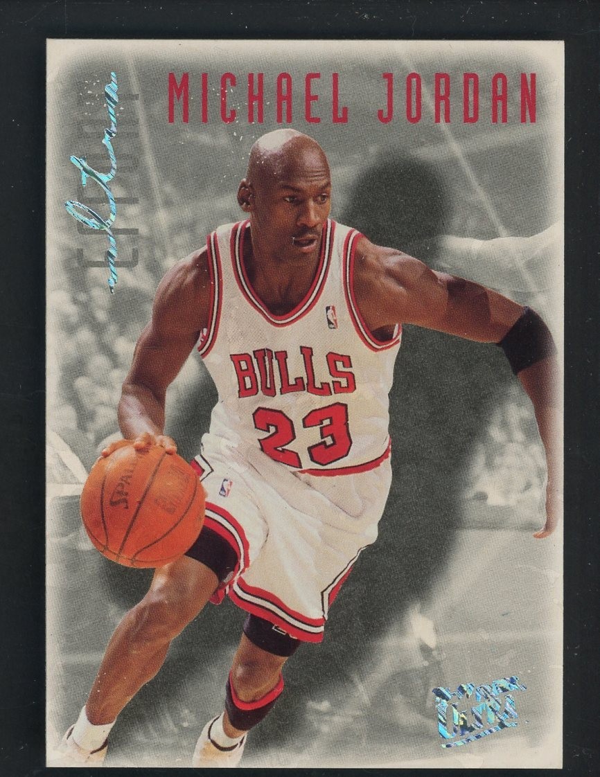 1996-97 Fleer Ultra Platinum Medallion #143 Michael Jordan Chicago Bulls HOF