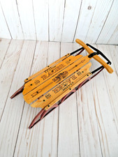 Flexible Flyer Christmas Classic Racer Wood Metal Miniature Sled 16  for Display