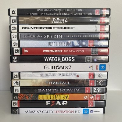 14x PC Games Bundle Skyrim Fallout 4 Dark Souls Witcher Battlefield