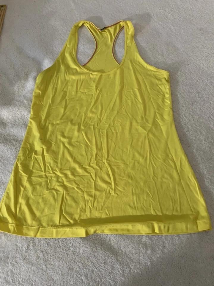 Regata feminina Xersion amarela Racerback XL Performance Gym - Imagem 2 de 4