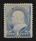 CKStamps: US Stamps Collection Scott#212 1c Franklin Mint H OG