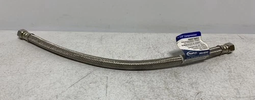 Proflo PFX146343 Faucet Connector 3/8" Comp x 16" Stainless Steel - Picture 1 of 4