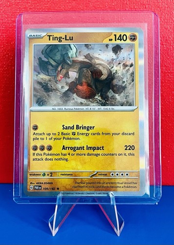 Ting-Lu 109/182 SV04: Paradox Rift Holo Pokémon Card TCG 🔥 Rare