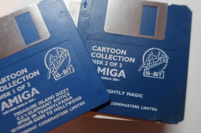 Cartoon Collection Codemasters ~ Amiga Spiel Disk(s) nur getestet & funktionsfähig