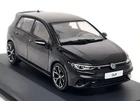 Solido 1/43 - Volkswagen Golf MK8 R Deep Black Pearl VW Diecast Model Car