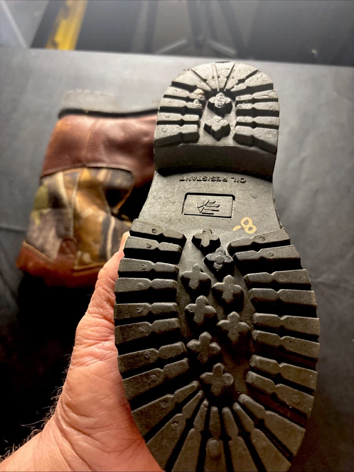 Lacrosse Youth Big Kid Size 4 Insulated Dry Core Waterproof Camo Boots - Image 3 of 4