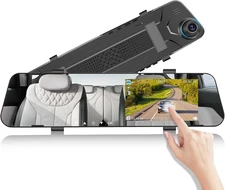 1080P HD Rearview Mirror Dual Dash Cam Car Camera DVR Front Rear Video Recorder