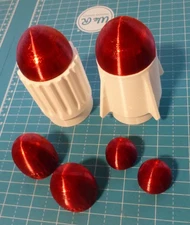 Nose Cone Set For 1950's Vintage AMF Junior Toy Company Rocket Trike Tricycle