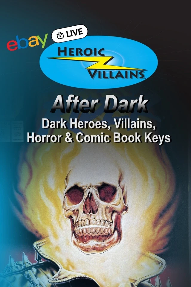 After Dark: Dark Heroes, Villains, Horror & Comic Book Keys 8/18