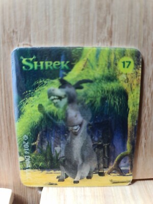 Dreamworks Heroes #17 SHREK Woolworths Movie Motion Trading Card FREE POST