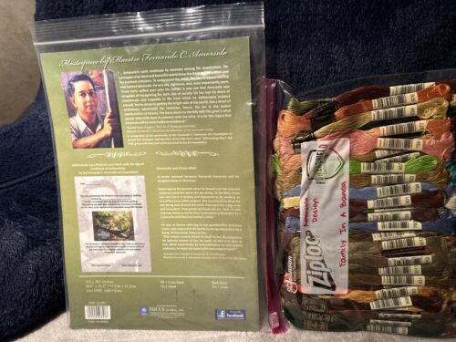 Fernando Amorsolo Masterpiece- Family In A Banca Cross StitchBooklet With DMC - Picture 2 of 2