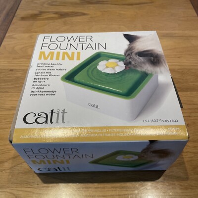 Flower Fountain MINI, Blumentrinkbrunnen Mini für Katzen, 1,5L