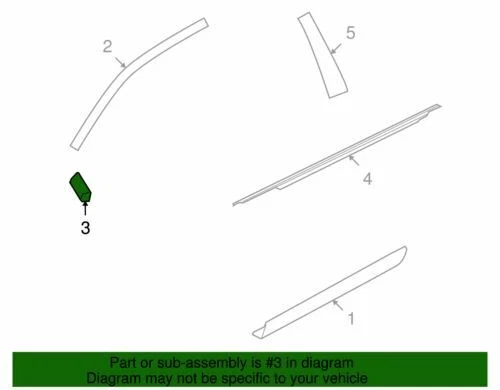 Moldura trasera Ford Police Interceptor 2010-2019 OEM NUEVO DG1Z-54255A63-AA Foto 2 de 2