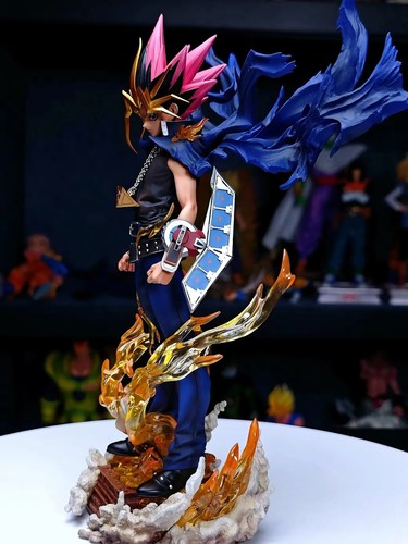 Yu-Gi-Oh Duel Monsters Yami Yugi Anime Action Figure 28cm Manga Statua Collect - Imagen 2 de 6