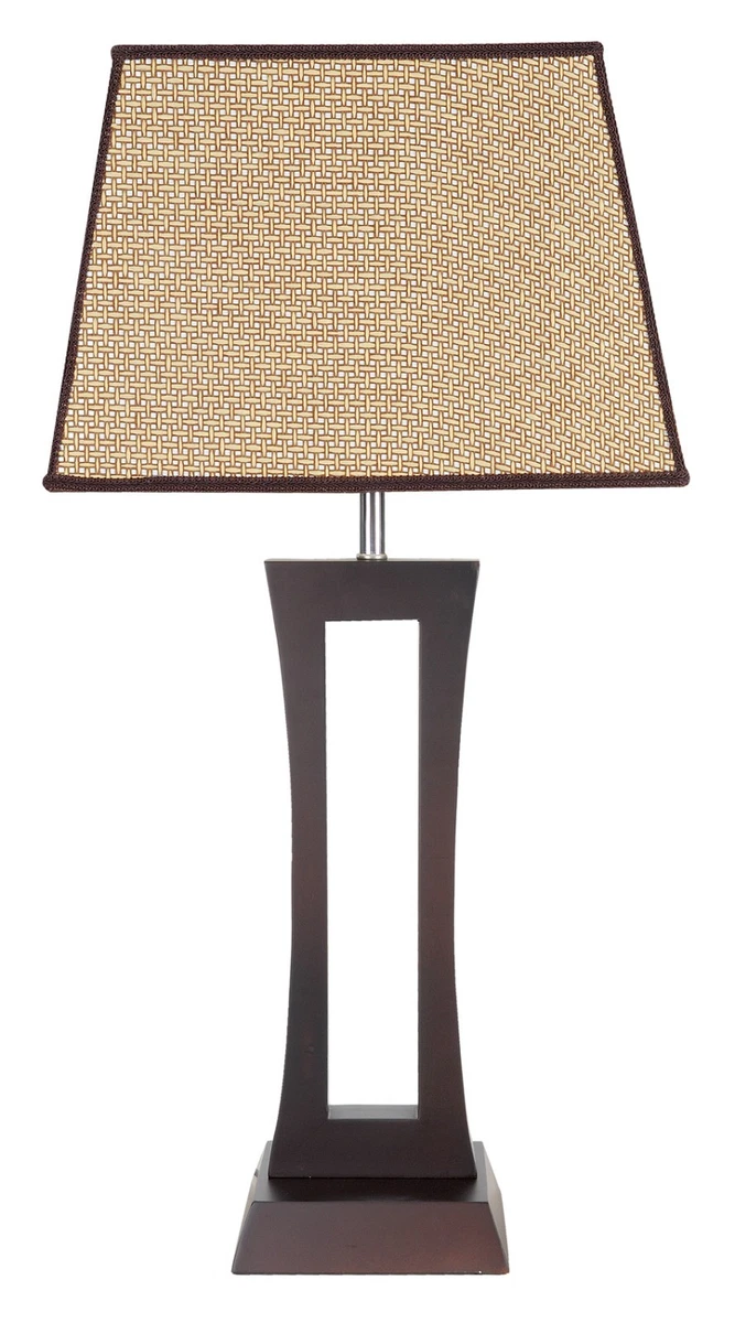 Dark rattan shop lamp shade