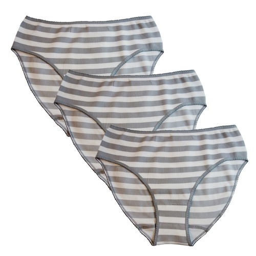 Bikini senza cuciture a costine taglio alto - Confezione da 3 - Foto 2 di 4